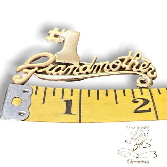 Bundle Sale 3 for $15 | #1 Grandmother Brooch Pin - Picture 6 of 7